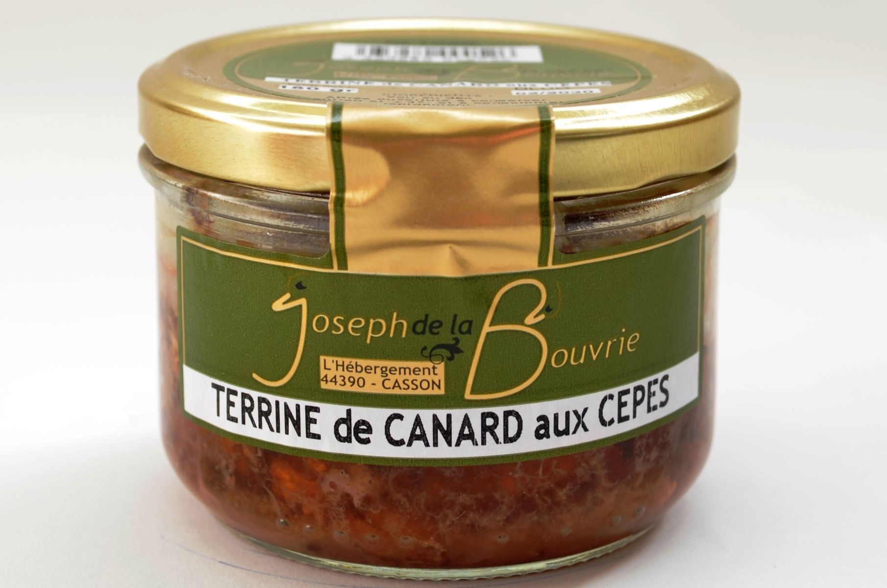 Terrine de canard aux cèpes