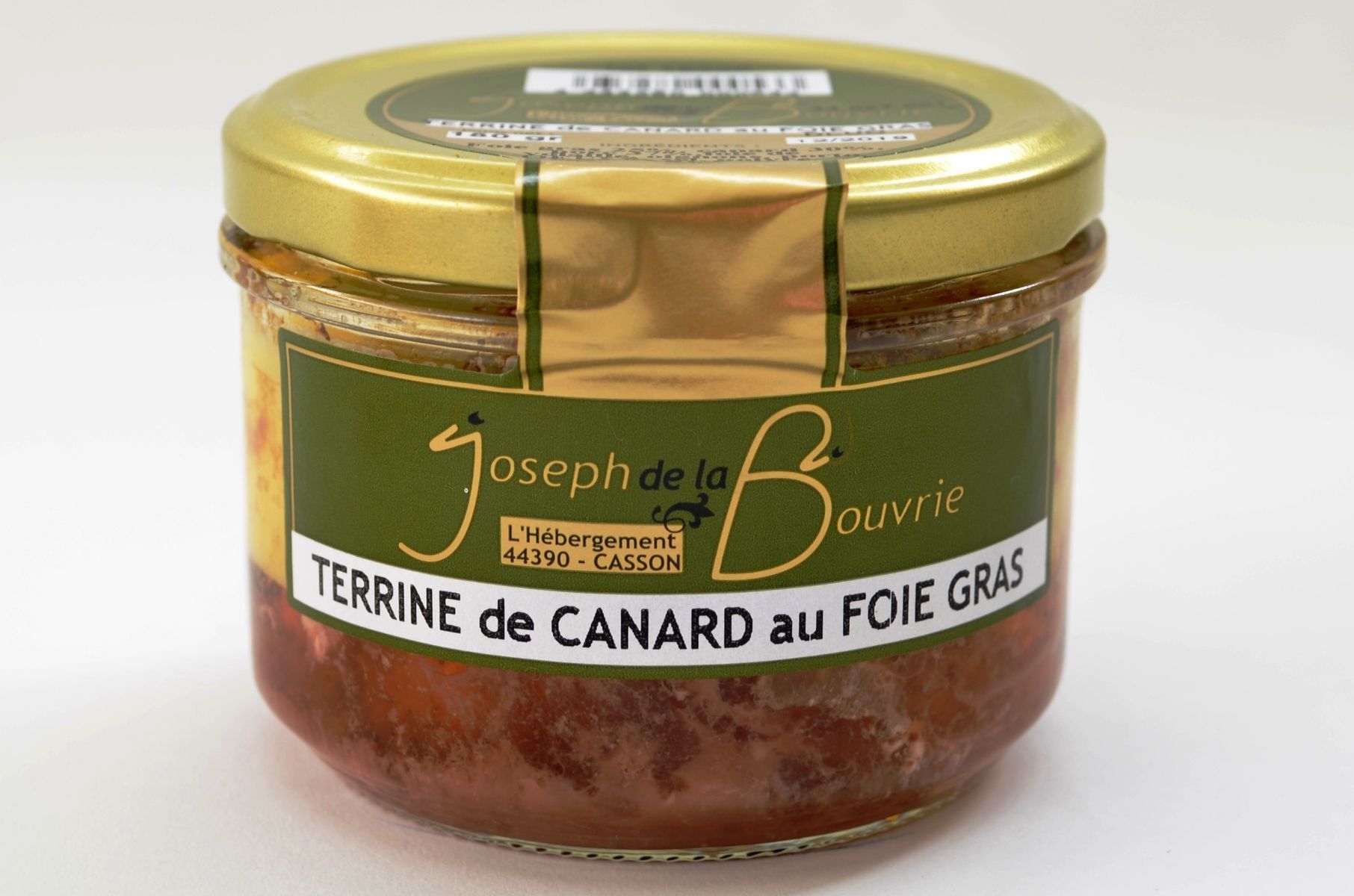 Terrine de canard au foie gras