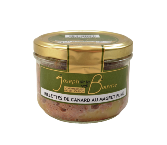 Rillettes de canard au magret fum