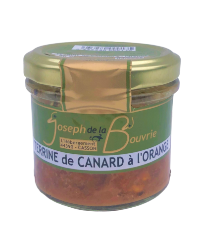 Terrine de canard  l' orange - 90 grammes