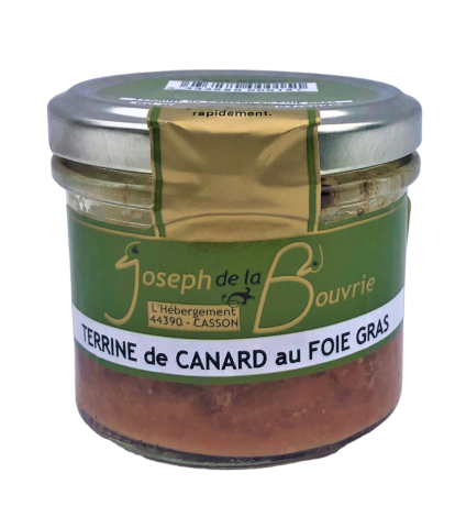 Terrine de canard au foie gras - 90 grammes