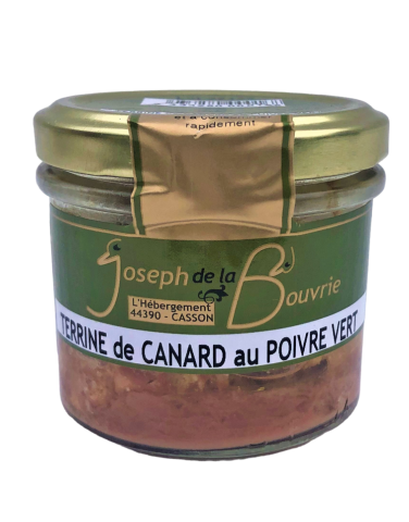 Terrine de canard au poivre vert - 90 grammes