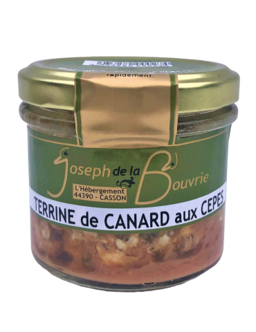 Terrine de canard aux cpes - 90 grammes