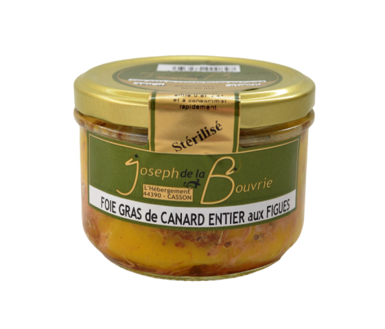 Foie gras de canard entier aux Figues - 180 grammes