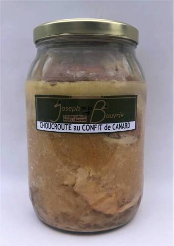 Choucroute au confit de canard - 1500 grammes