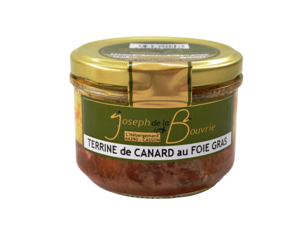Terrine de canard au foie gras - 180 grammes