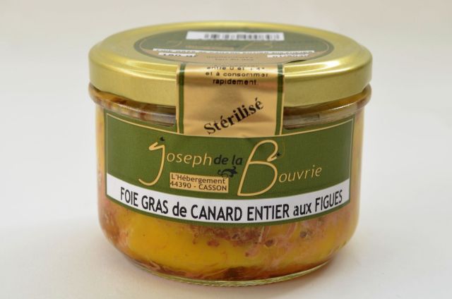 Foie gras de canard entier aux Figues - 180 grammes